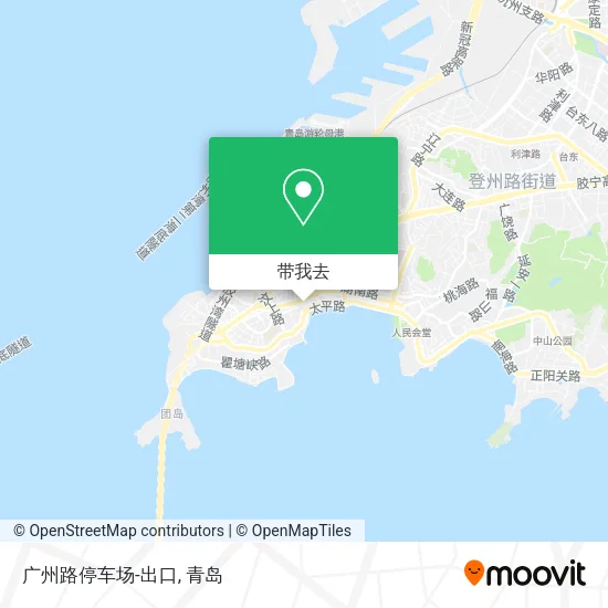 广州路停车场-出口地图