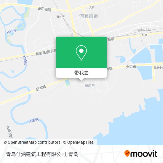 青岛佳涵建筑工程有限公司地图