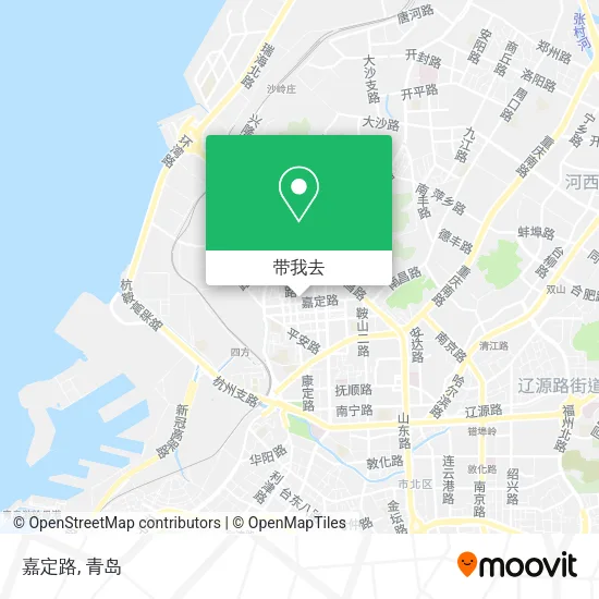 嘉定路地图