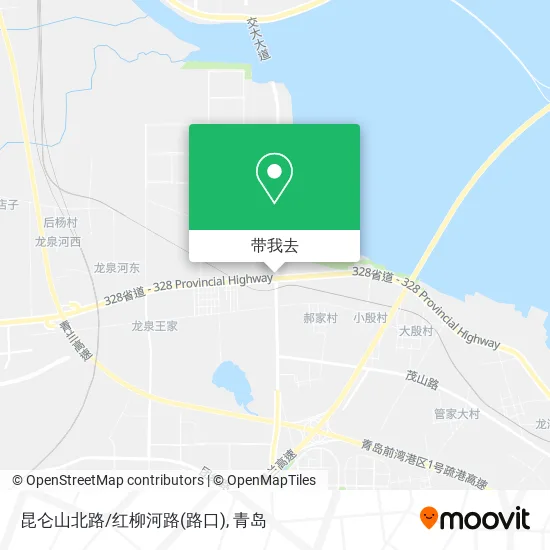 昆仑山北路/红柳河路(路口)地图