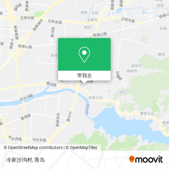 冷家沙沟村地图