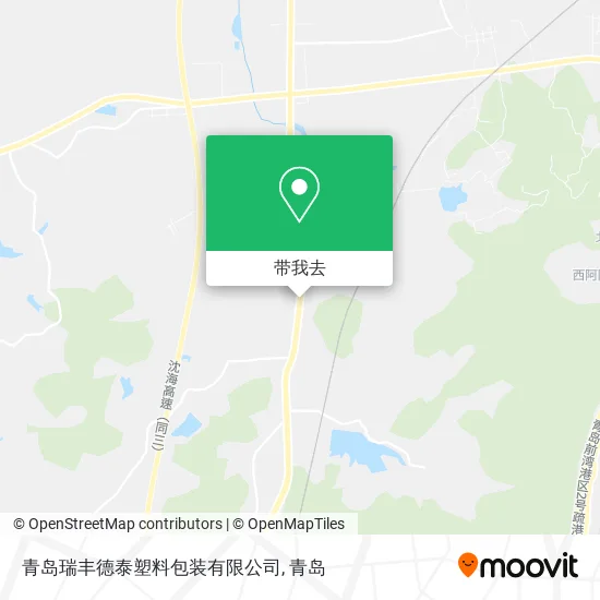 青岛瑞丰德泰塑料包装有限公司地图