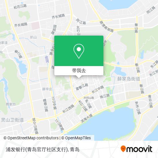 浦发银行(青岛官厅社区支行)地图