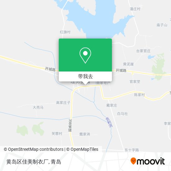 黄岛区佳美制衣厂地图