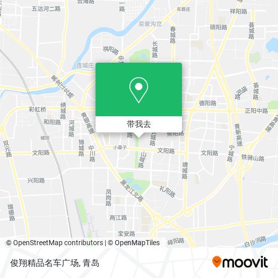 俊翔精品名车广场地图