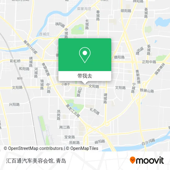 汇百通汽车美容会馆地图