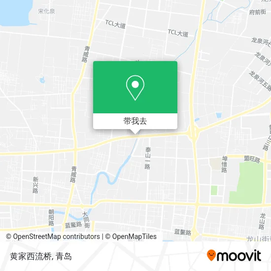 黄家西流桥地图