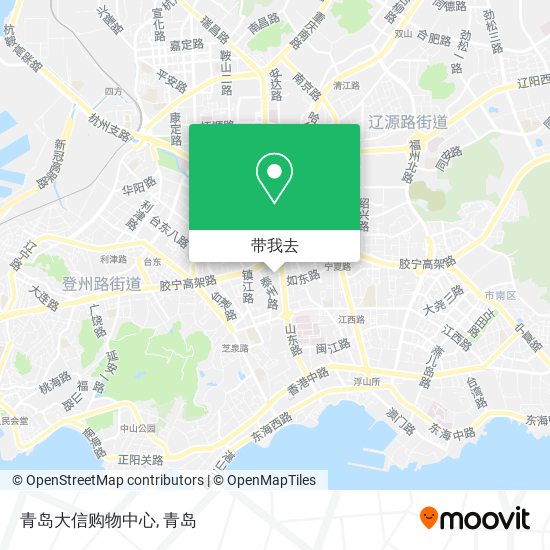 青岛大信购物中心地图