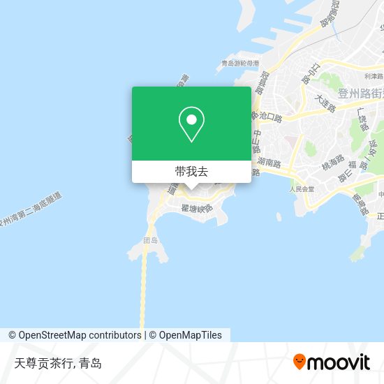 天尊贡茶行地图