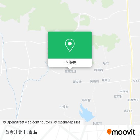 董家洼北山地图