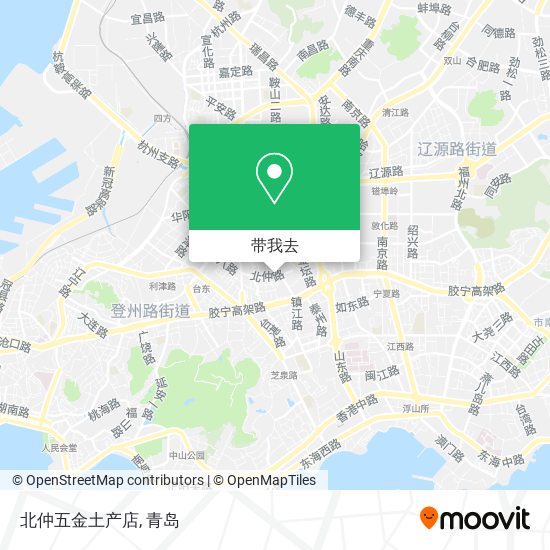 北仲五金土产店地图