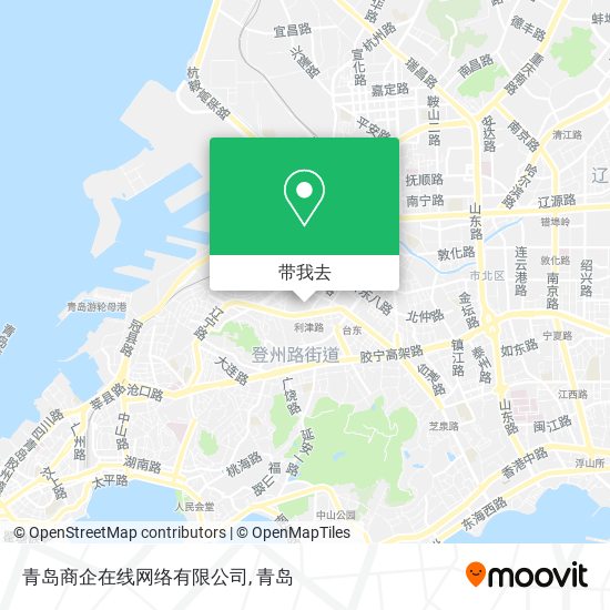 青岛商企在线网络有限公司地图