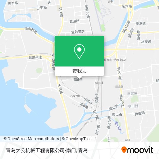 青岛大公机械工程有限公司-南门地图