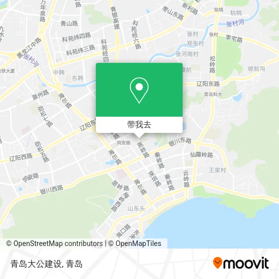 青岛大公建设地图