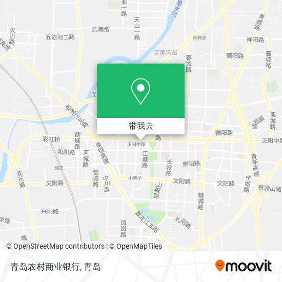 青岛农村商业银行地图