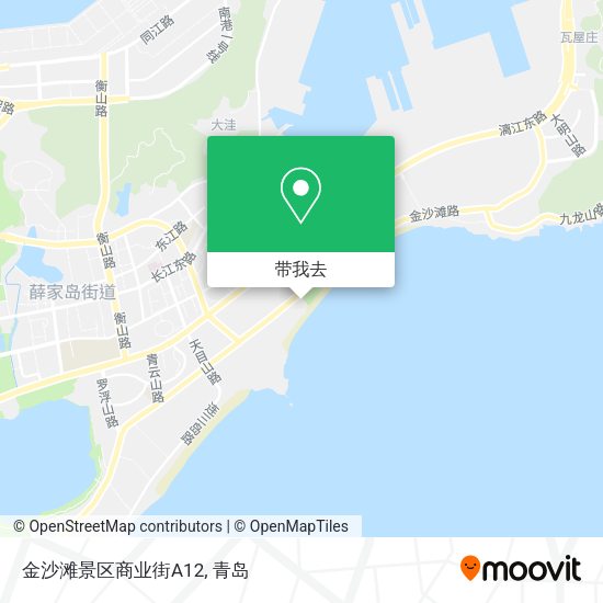 金沙滩景区商业街A12地图