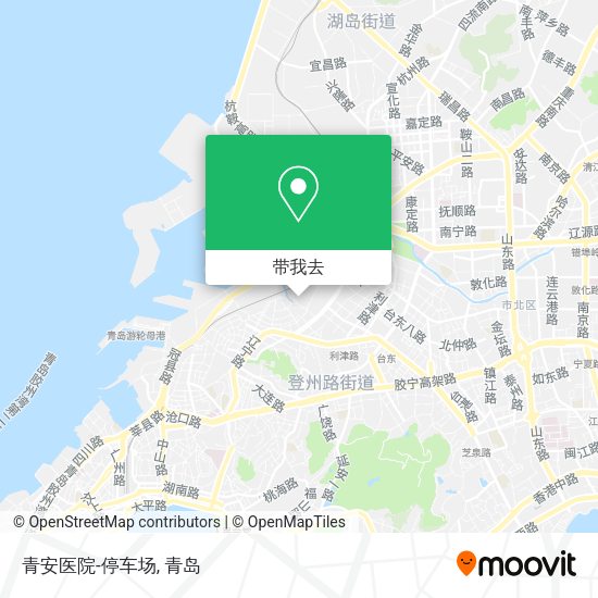 青安医院-停车场地图