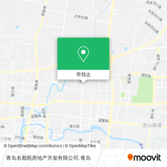青岛名都苑房地产开发有限公司地图