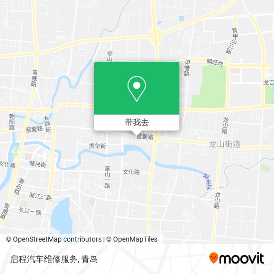 启程汽车维修服务地图