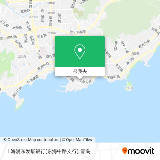 上海浦东发展银行(东海中路支行)地图