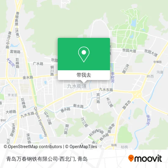 青岛万春钢铁有限公司-西北门地图