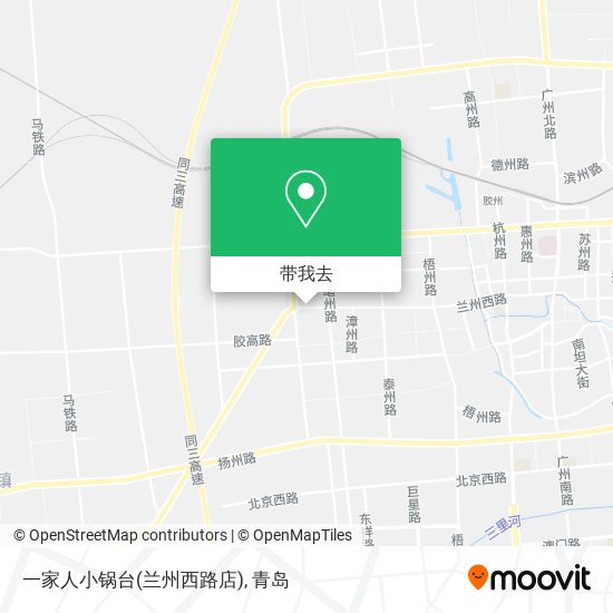 一家人小锅台(兰州西路店)地图