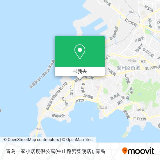 青岛一家小居度假公寓(中山路劈柴院店)地图