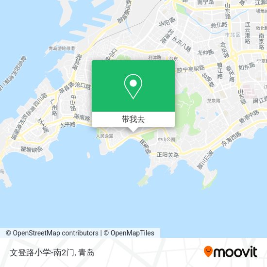 文登路小学-南2门地图