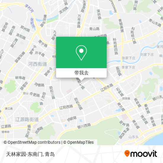 天林家园-东南门地图