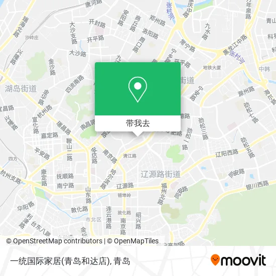 一统国际家居(青岛和达店)地图