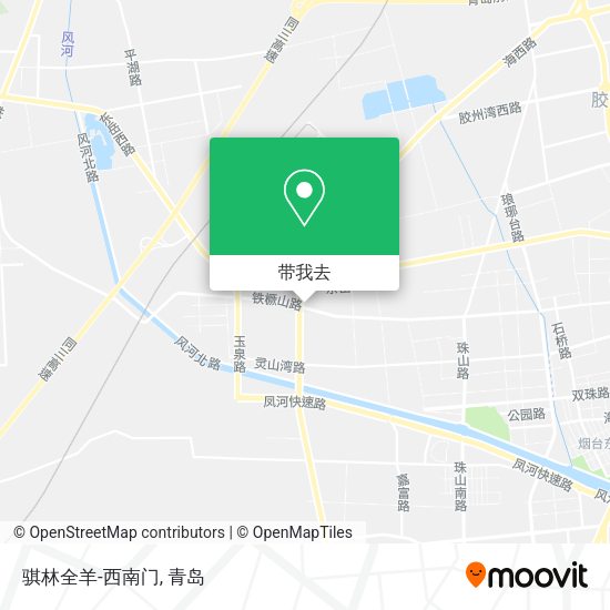 骐林全羊-西南门地图
