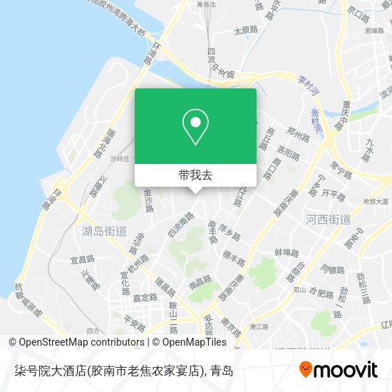柒号院大酒店(胶南市老焦农家宴店)地图