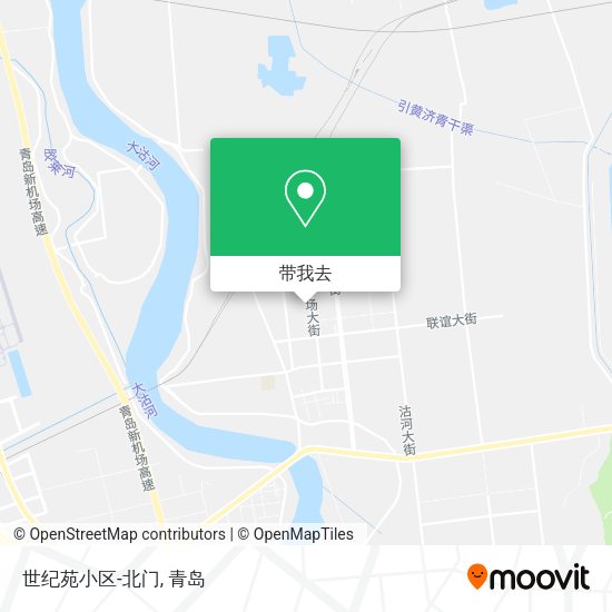 世纪苑小区-北门地图