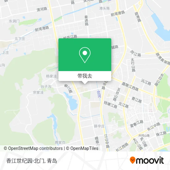 香江世纪园-北门地图