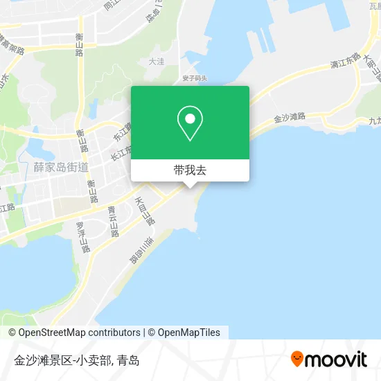 金沙滩景区-小卖部地图