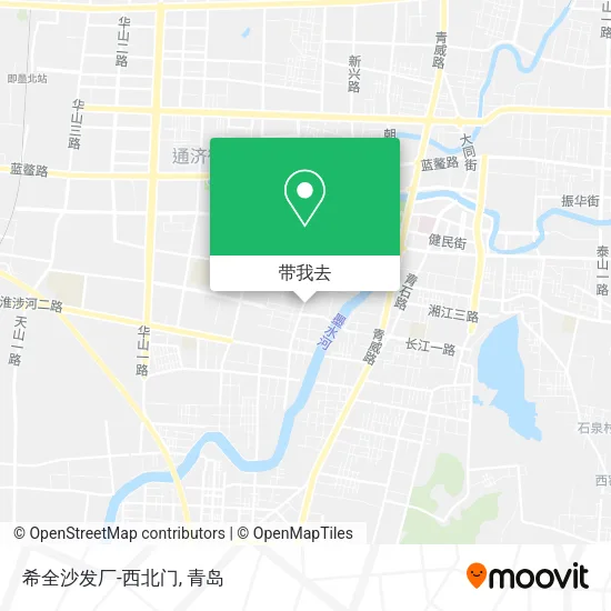 希全沙发厂-西北门地图