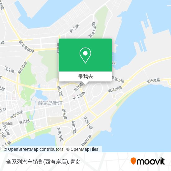 全系列汽车销售(西海岸店)地图