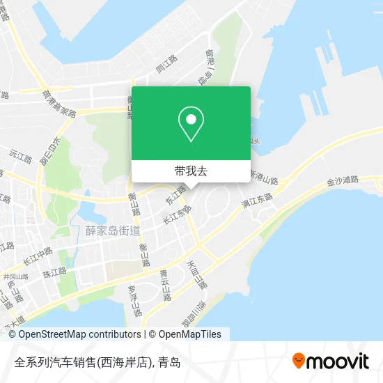 全系列汽车销售(西海岸店)地图