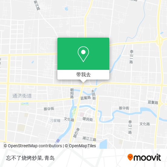 忘不了烧烤炒菜地图