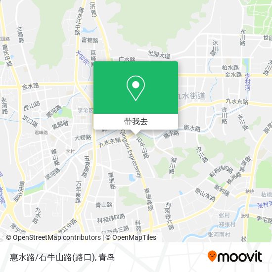 惠水路/石牛山路(路口)地图