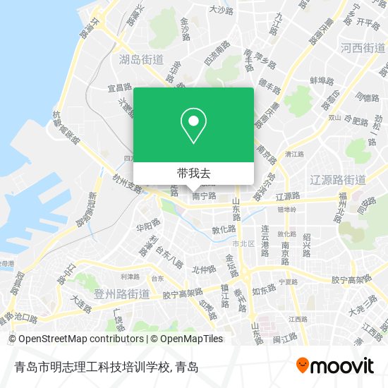 青岛市明志理工科技培训学校地图