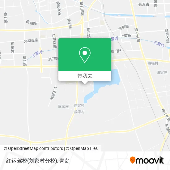 红运驾校(刘家村分校)地图