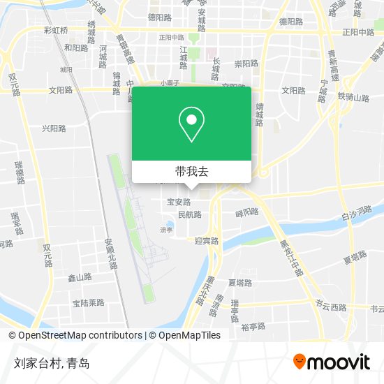 刘家台村地图