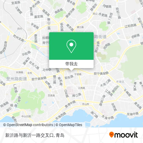 新沂路与新沂一路交叉口地图
