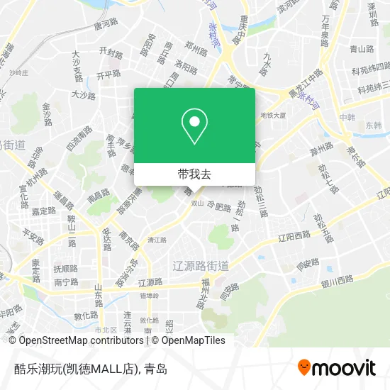 酷乐潮玩(凯德MALL店)地图