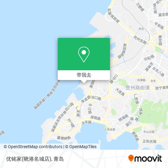 优铭家(晓港名城店)地图