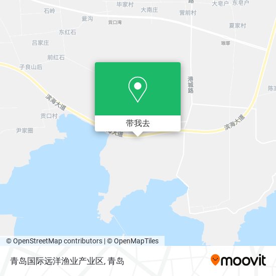 青岛国际远洋渔业产业区地图