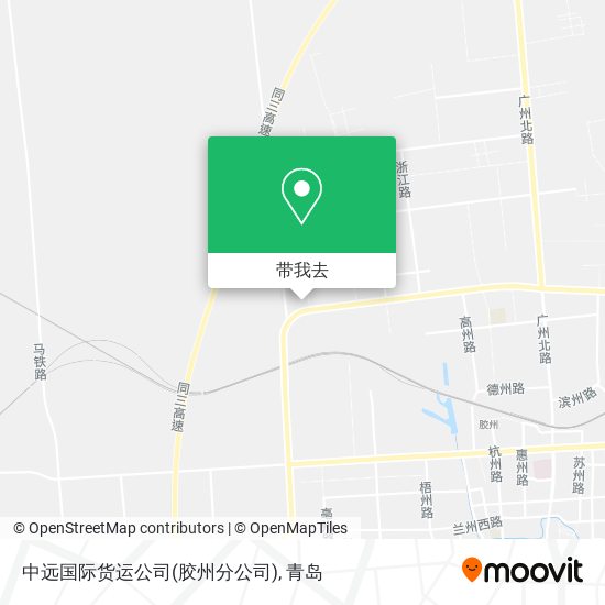 中远国际货运公司(胶州分公司)地图