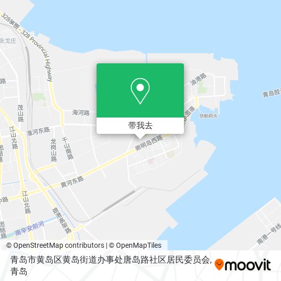青岛市黄岛区黄岛街道办事处唐岛路社区居民委员会地图
