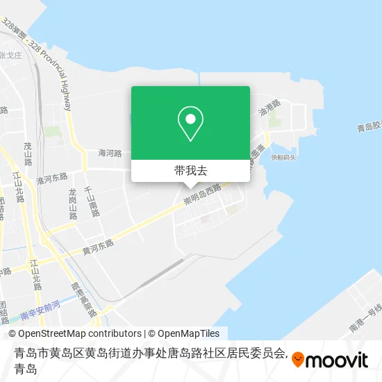 青岛市黄岛区黄岛街道办事处唐岛路社区居民委员会地图